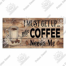 Load image into Gallery viewer, Coffee Lovers Wooden Hanging Signs