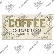 Load image into Gallery viewer, Coffee Lovers Wooden Hanging Signs