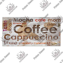 Load image into Gallery viewer, Coffee Lovers Wooden Hanging Signs