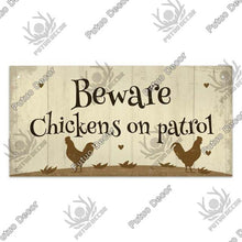 Load image into Gallery viewer, Chicken Farm Wooden Signs Decorative Plaques