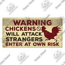 Load image into Gallery viewer, Chicken Farm Wooden Signs Decorative Plaques