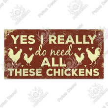 Load image into Gallery viewer, Chicken Farm Wooden Signs Decorative Plaques