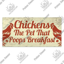 Load image into Gallery viewer, Chicken Farm Wooden Signs Decorative Plaques