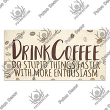 Load image into Gallery viewer, Coffee Lovers Wooden Hanging Signs
