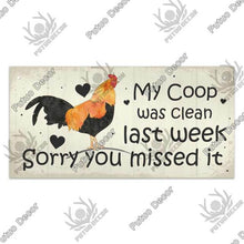 Load image into Gallery viewer, Chicken Farm Wooden Signs Decorative Plaques
