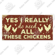 Load image into Gallery viewer, Chicken Farm Wooden Signs Decorative Plaques
