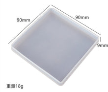 Load image into Gallery viewer, DIY Crystal Epoxy Resin Mold Coaster Round Coaster Box Storage Box Mirror Silicone Mold For Resin
